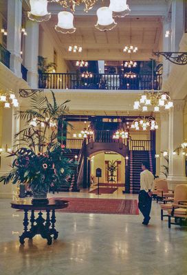 Inside the Raffles Hotel, Singapore