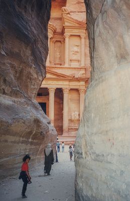 Entrance to Petra, Jordan