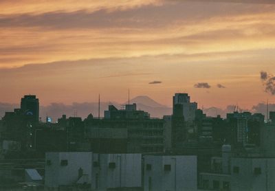 Mt. Fuji from our Tokyo apartment