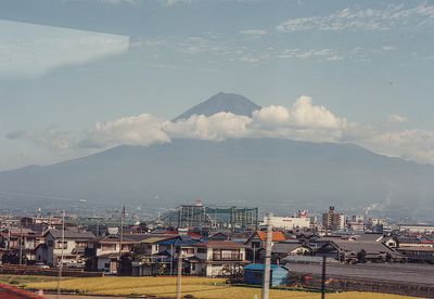 Mt. Fuji from the bullet train