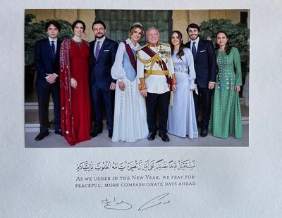 Greetings from the king and queen of Jordan