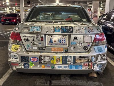 The over-decorated car