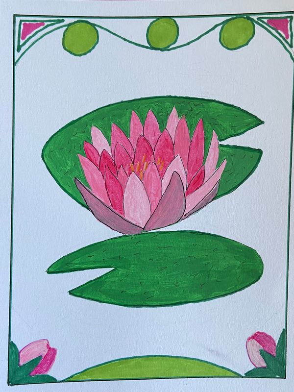 Art Nouveau inspired