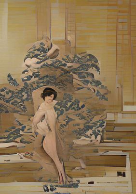 Nudes in a very surrealist style.