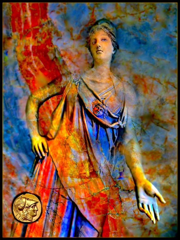 Resurrected  in Stone: Classical Greek Sculpture with ancient Coins.