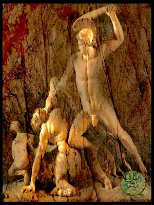 Lapith killing an Centaur