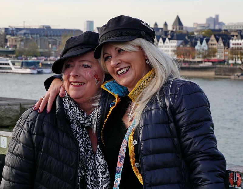 Koln: they are happy; they came from another town. 