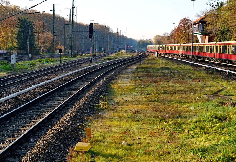 The train station (S-Bahn) Wansee, near Arnulf's house. 