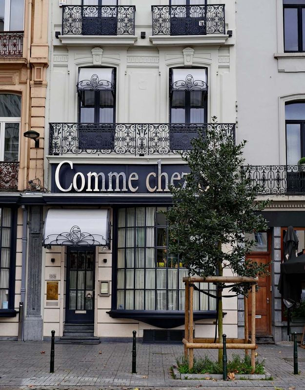 The classical restaurant Comme chez Soi.