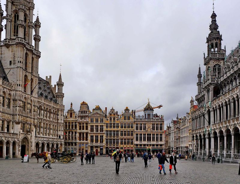 La Grand Place, the most visited spot of Brussels. 