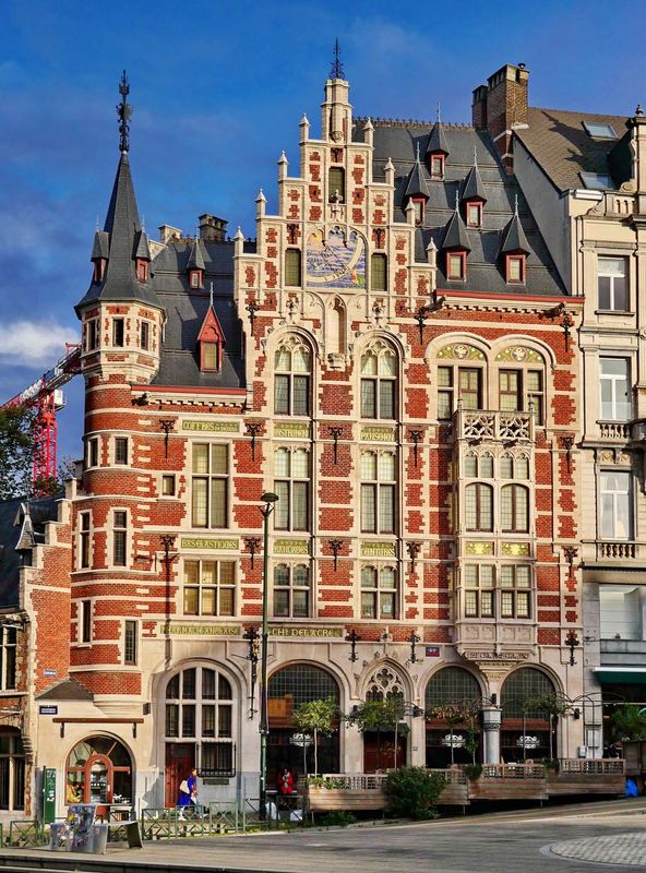 Buildings of Brussels. 