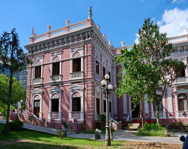 Cruz e Souza Palace, seen from its internal court.