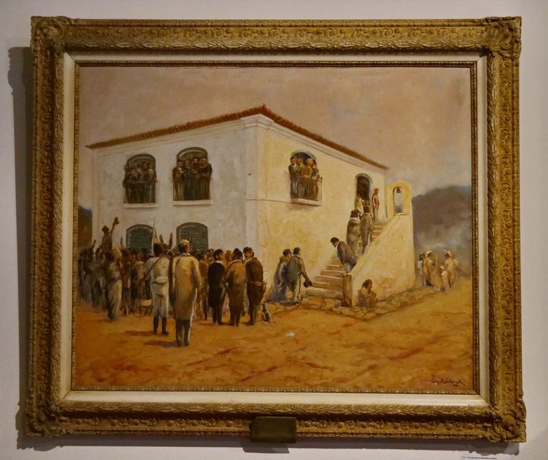 Painting; inside the Cruz e Souza Palace. 