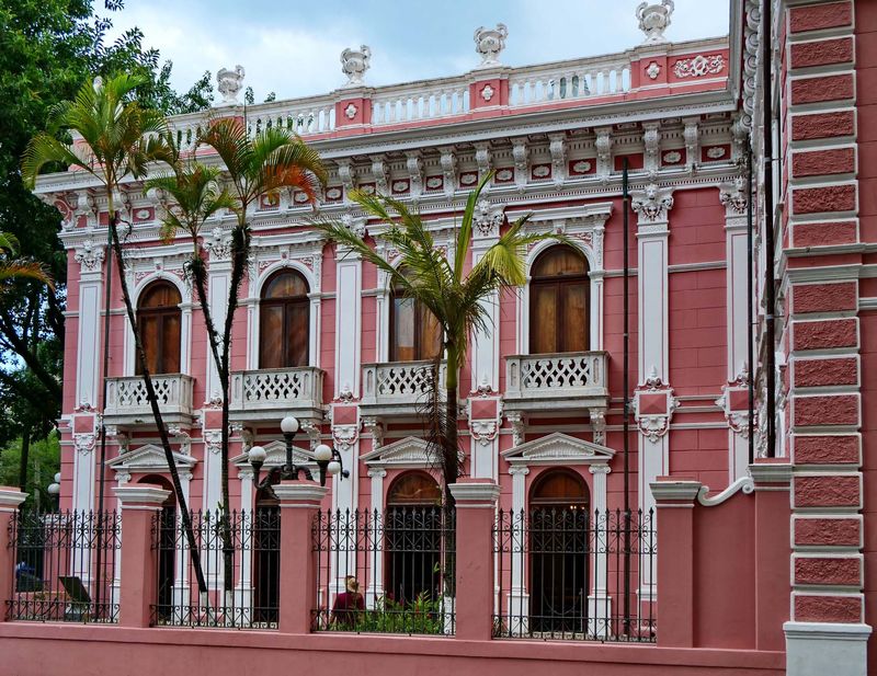 The Cruz e Souza Palace, lateral view.