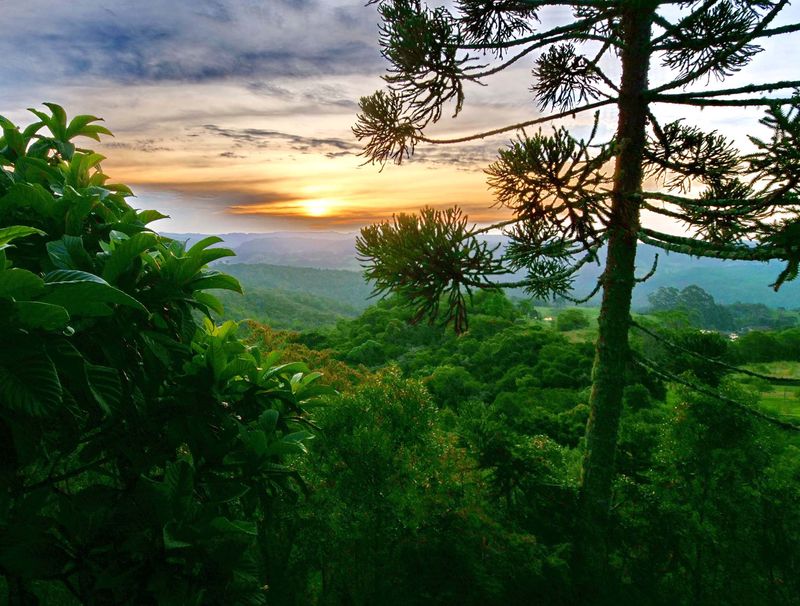 Sunset at Marcos Daniel's house (AR condominium).