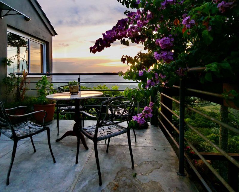 At Marcos' house; what a nice place for sunsets.