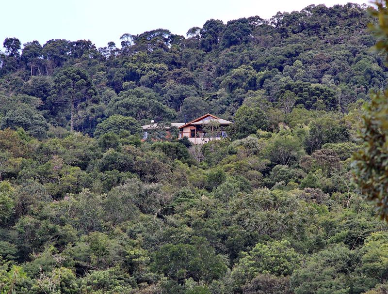 My house, at Morro Chato, Rancho Queimado; seen from the road to Taquaras.