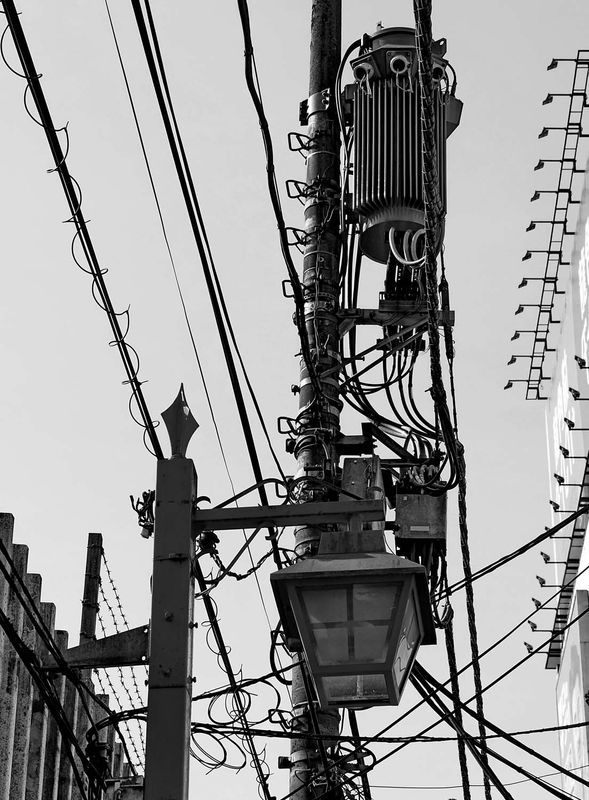Electricity looks messy, but certainly it is well organized. 