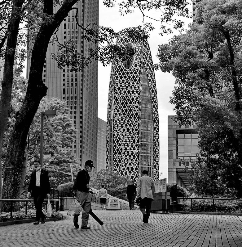 Seen from the park. 