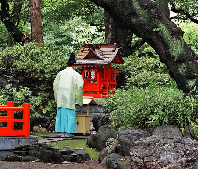 Shinjuku park shrine.