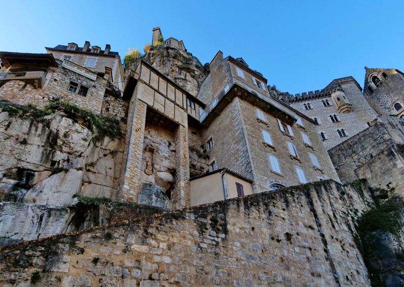 Rocamadour. church and castle. 