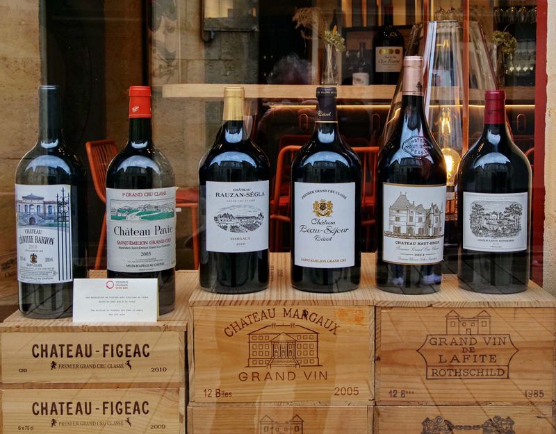 Saint-milion; the wines.