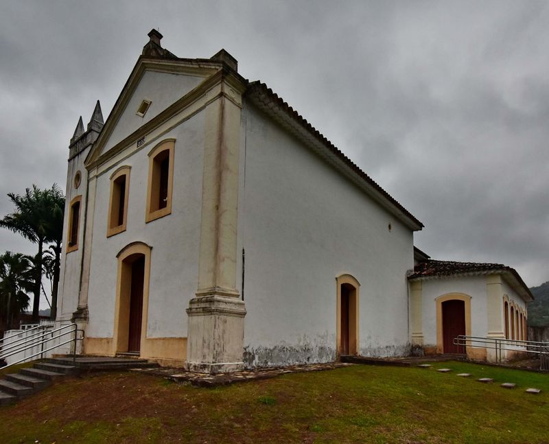 A church near the train station.