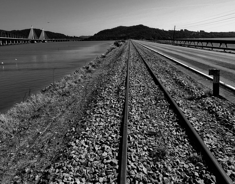 The desactivated railway Tereza Cristina. 