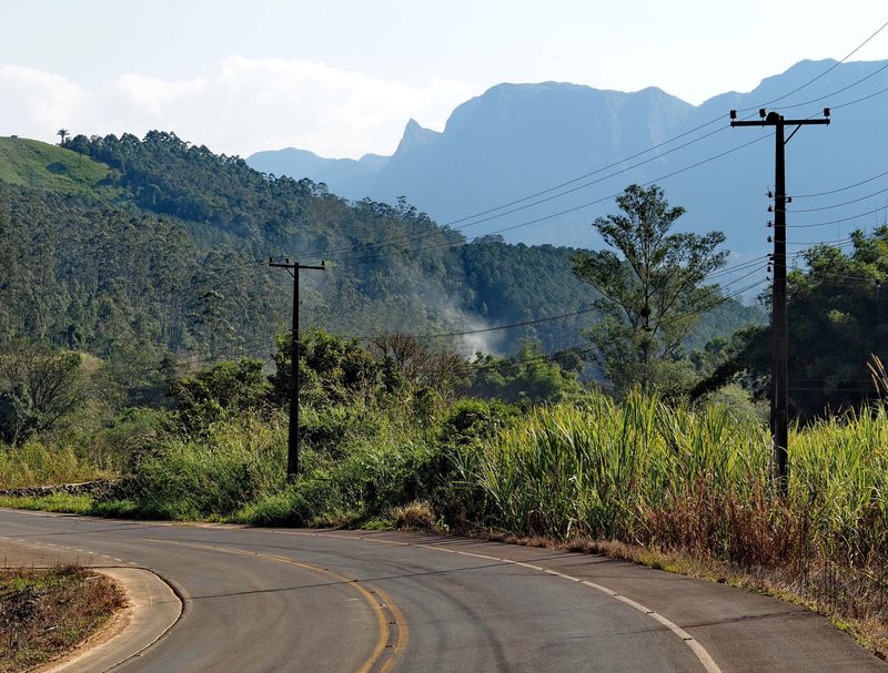 Arriving on Corvo Branco mountains. 
