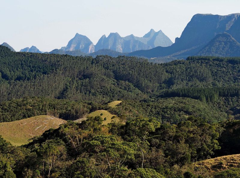 Corvo Branco is on the south part of Serra do Mar. 