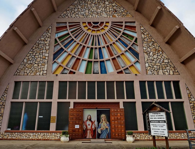 The Urubici cathedral has a different and unique shape.