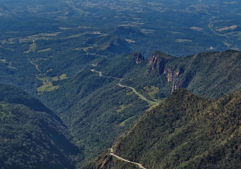 The Serra do Rio do Rastro road. 