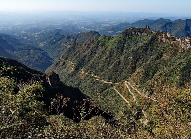 The Serra do Rio do Rastro road. 