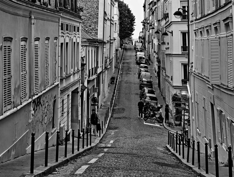 Paris 18me; rue Berthe. 