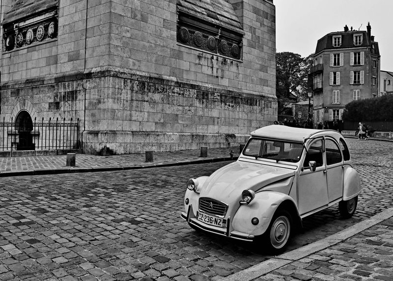 The famous 2 Chevaux Citroen.