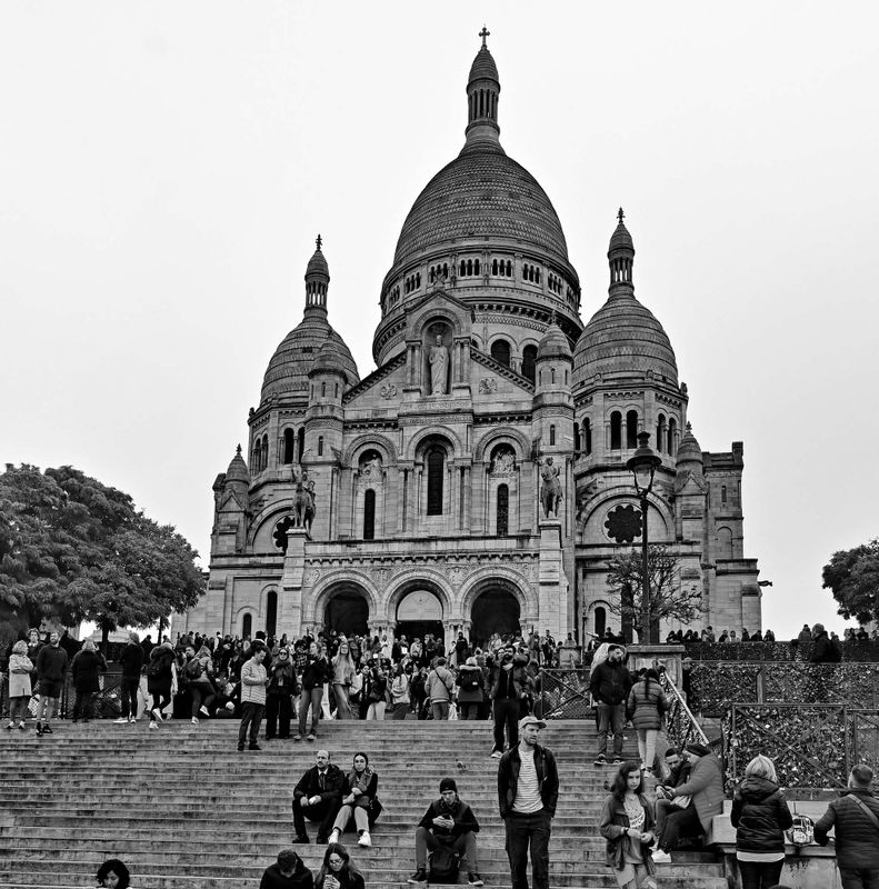 The Sacr Coeur.