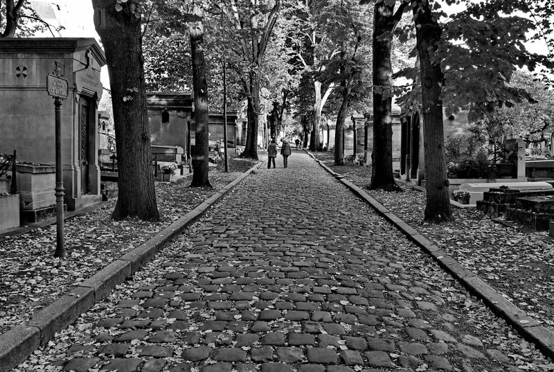 The Pre Lachaise cemetery is an international attraction of Paris.