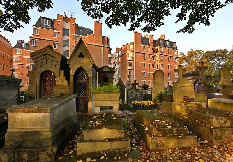 The Pre Lachaise cemetery.