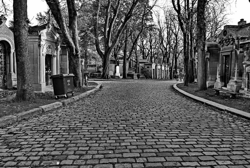 The Pre Lachaise cemetery.