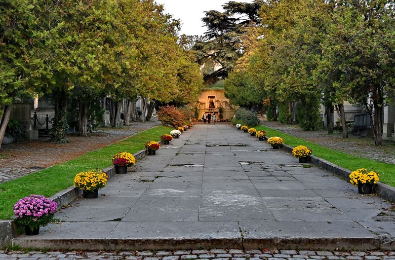 The Pre Lachaise cemetery.