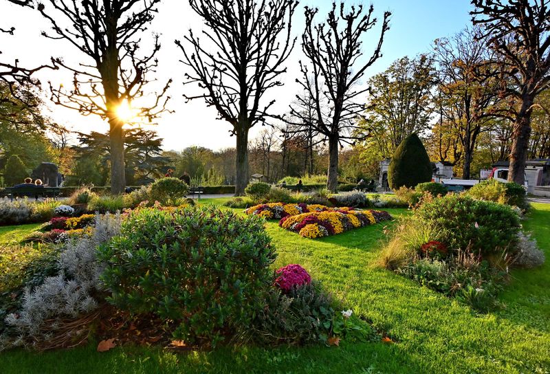 The Pre Lachaise cemetery.