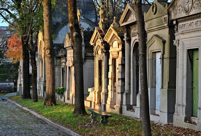 The Pre Lachaise cemetery.