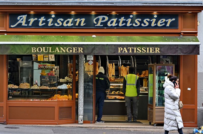 Boulangeries and Patisseries are a particular attraction in France.