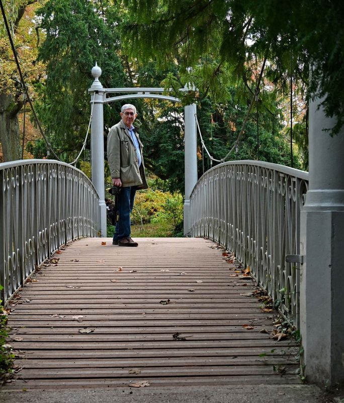 Fahd at the Arboretum of Chtenay Malabry (2024). 