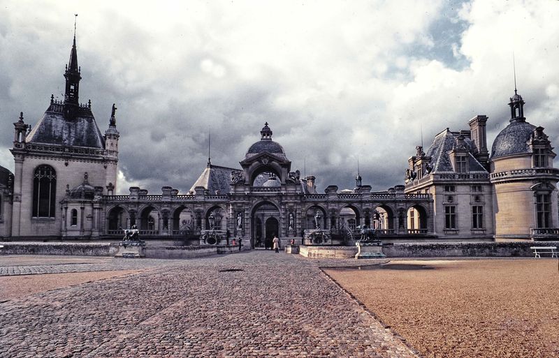 Chateau de Chantilly, north of Paris. 