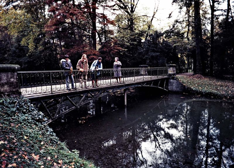 Garden of the Chateau de Chantilly. 