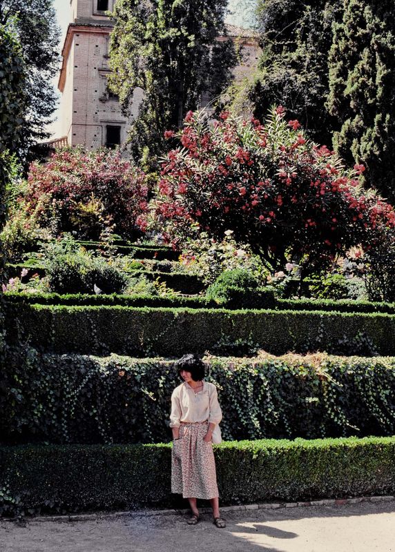 Granada; a friend who traveled with me. 