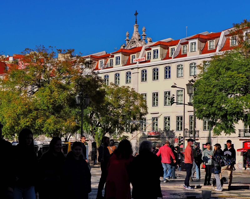 Lisbon; plaza Rossio.