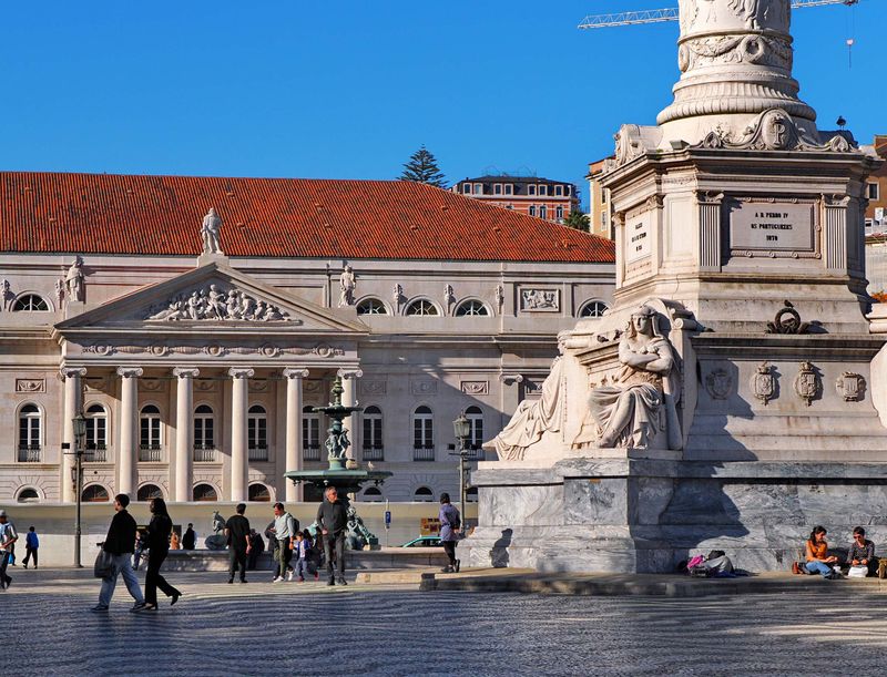 Lisbon; plaza Rossio.