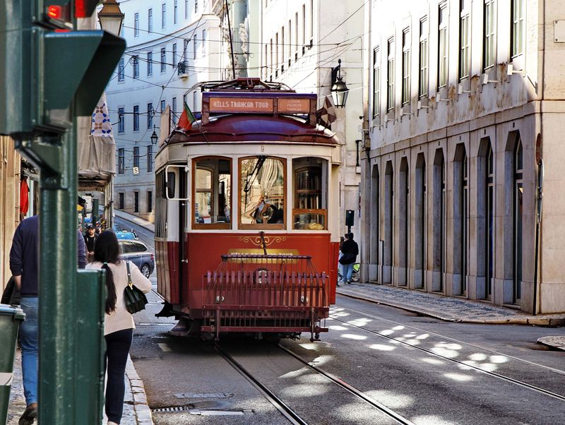 Lisbon; the tramway (the eltrico)